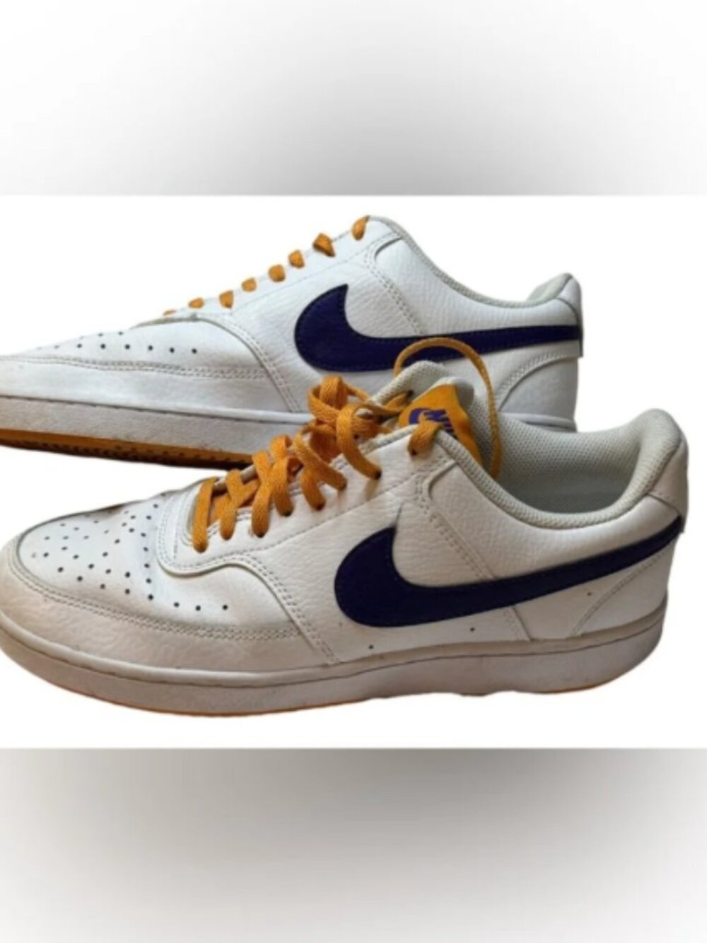 Nike Court Vision Low White Electro Purple
